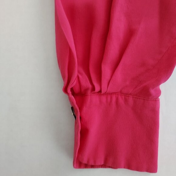 Laurel By Escada 100% Silk Long Sleeve Button Down Blouse - Picture 11 of 11